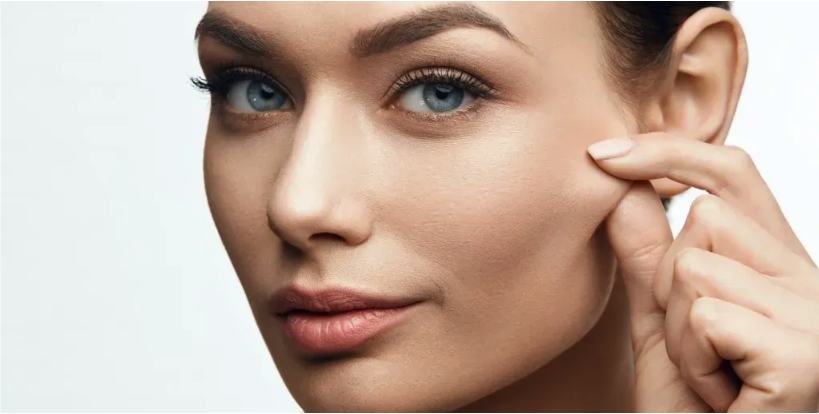 Woman with youthful skin