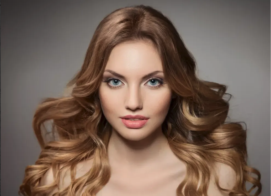 Beautiful woman with styled hair