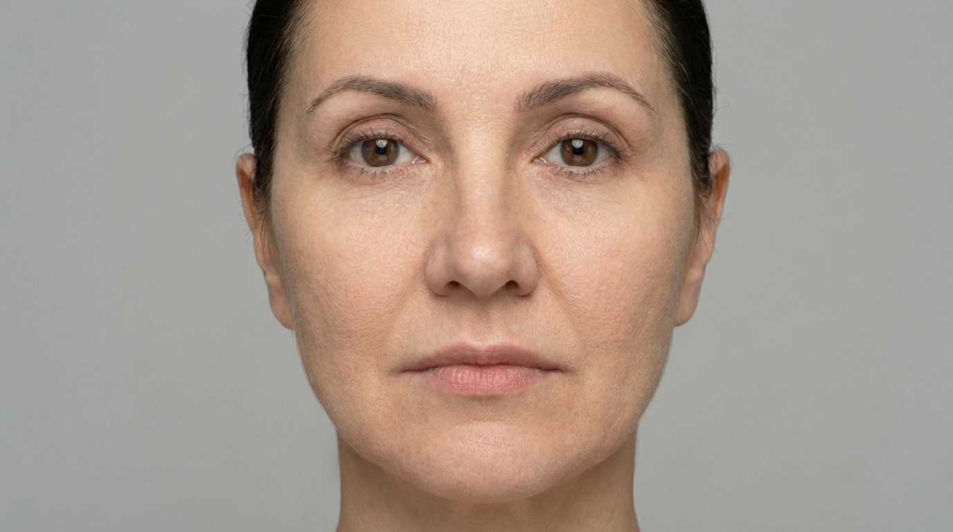 After Nasolabial Folds Reduction - Laser Facelift